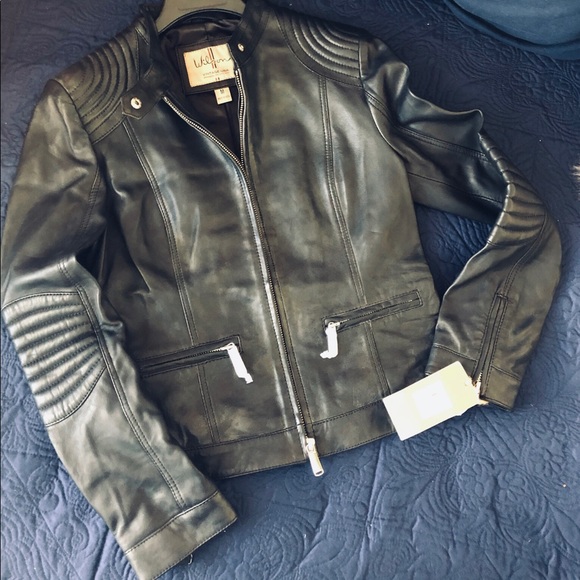 🛑 Wilsons Leather Vintage USA Fitted Jacket - M - Picture 8 of 8